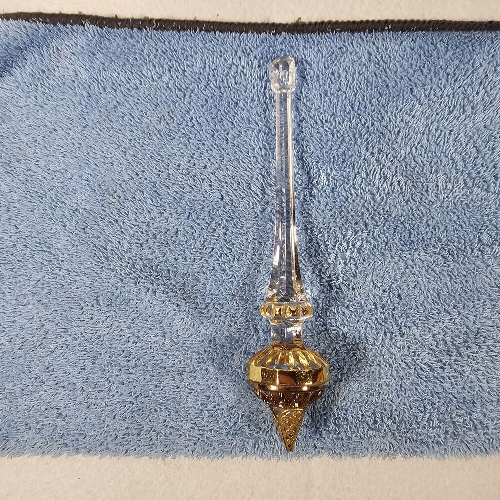 6" Acrylic Crystal Raindrop Ornament Xmas